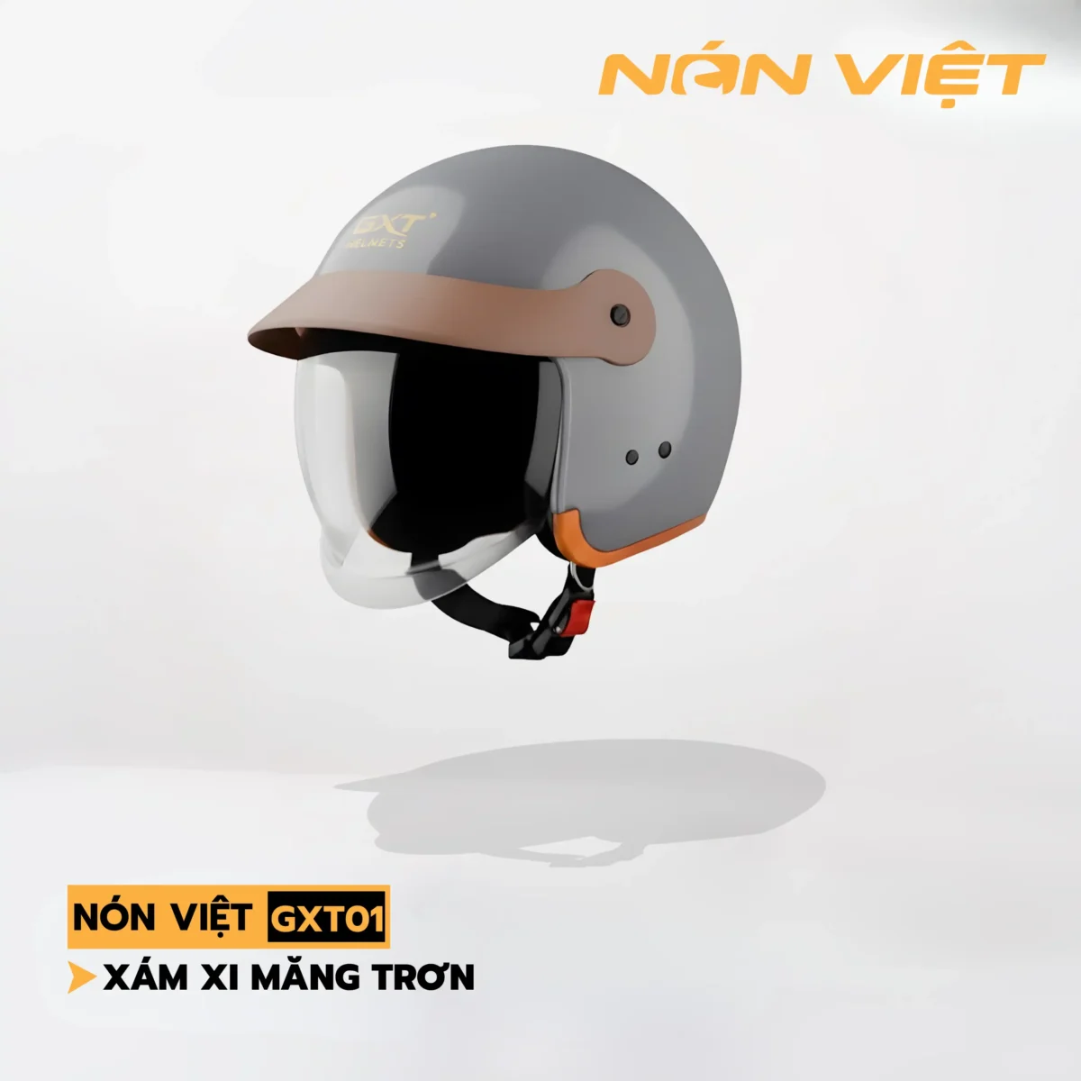 Mũ Bảo Hiểm 3/4 Gxt 139 Kính Âm - Ảnh 3