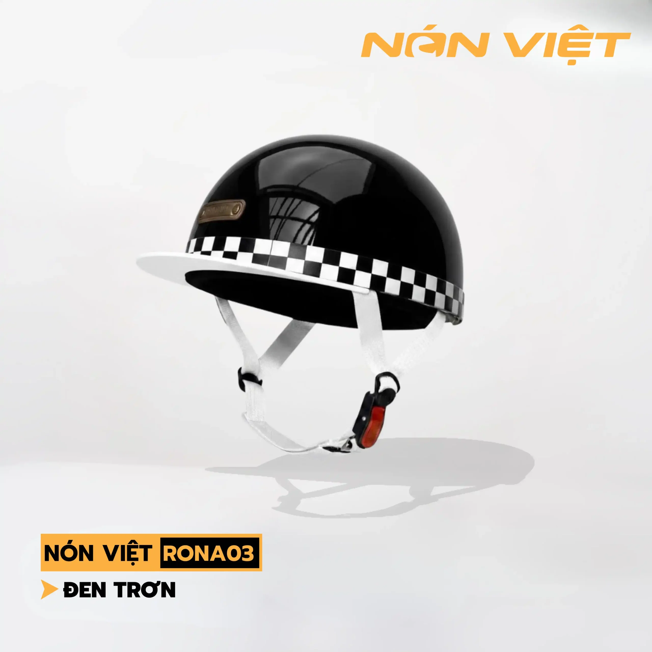 Mũ Bảo Hiểm Rona Bosozoku Không Ốp Tai (4) Mũ Bảo Hiểm Rona Bosozoku Không Ốp Tai - Ảnh 1