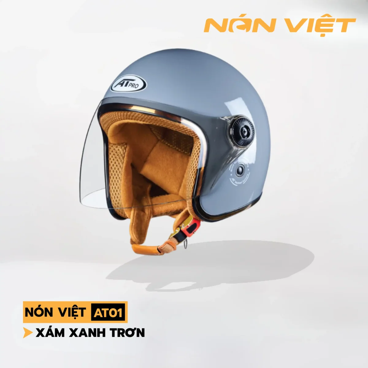 Mũ Bảo Hiểm 3/4 At Pro Có Kính - Ảnh 8