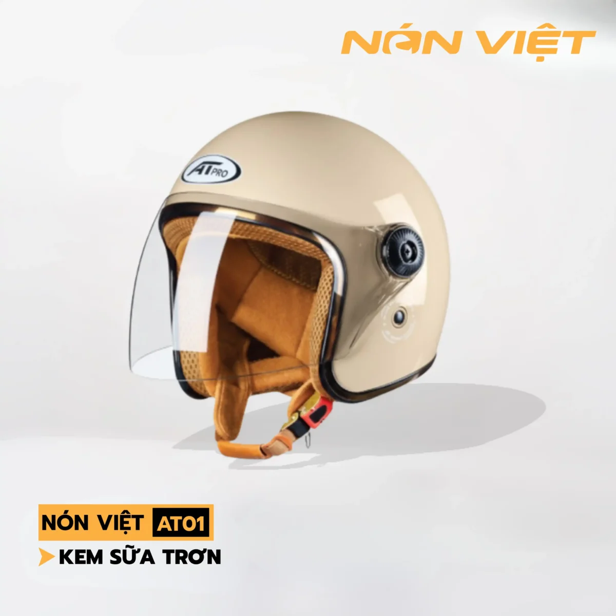 Mũ Bảo Hiểm 3/4 At Pro Có Kính - Ảnh 6