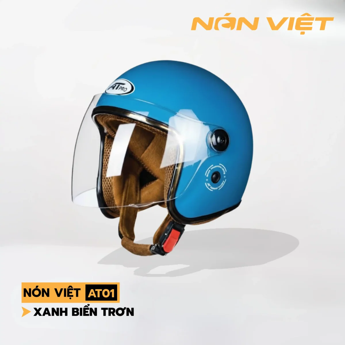 Mũ Bảo Hiểm 3/4 At Pro Có Kính - Ảnh 4