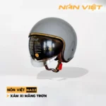 MŨ BẢO HIỂM 3/4 KÍNH ÂM NAPOLI CHÍNH HÃNG - Ảnh 7