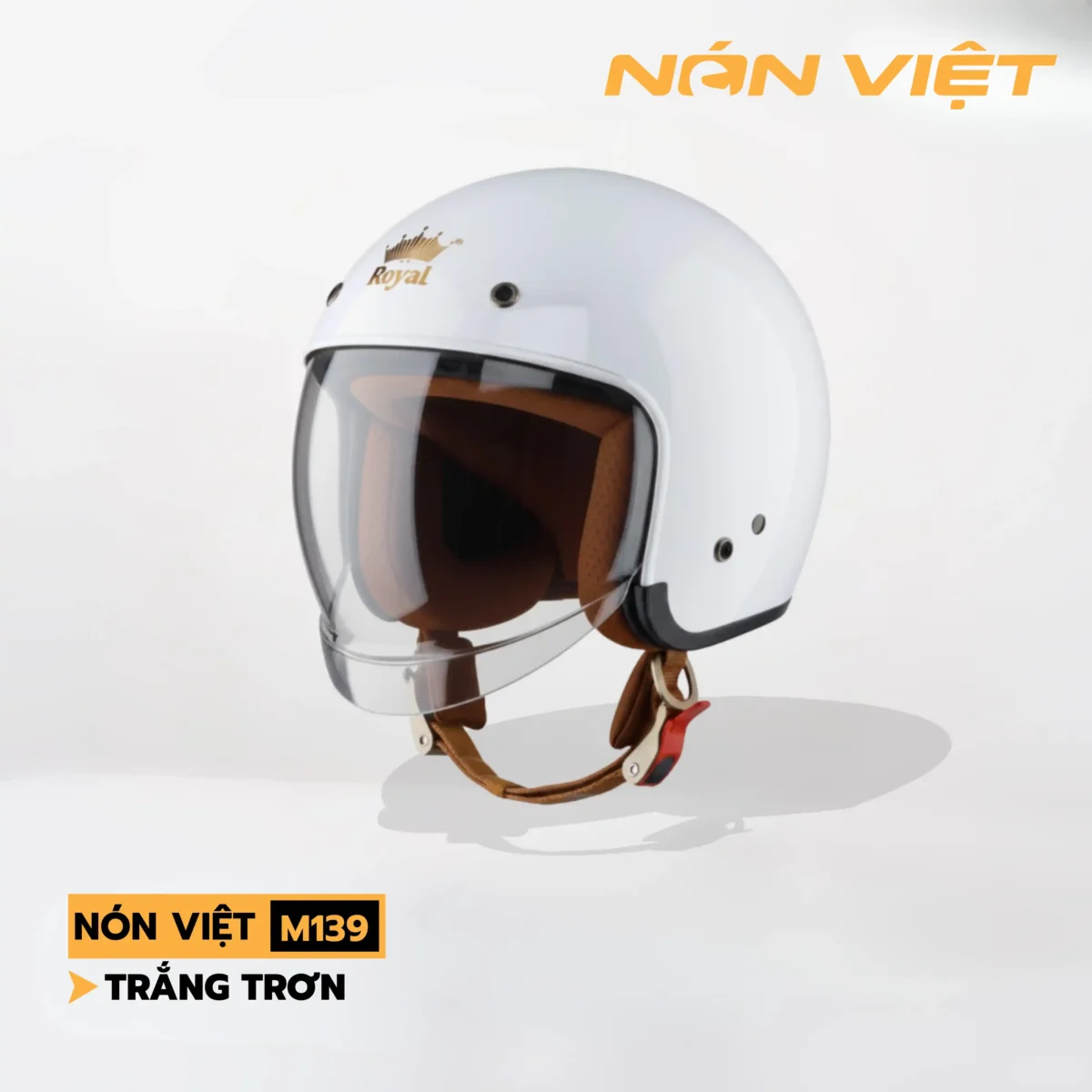 Mũ Bảo Hiểm 3/4 Có Kính Ẩn Royal Chính Hãng - Ảnh 6