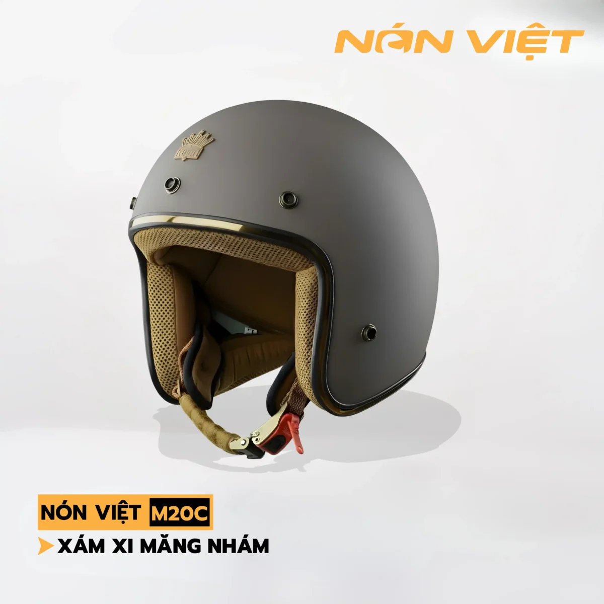 Mũ Bảo Hiểm 3/4 Không Kính Royal Chính Hãng - Ảnh 7