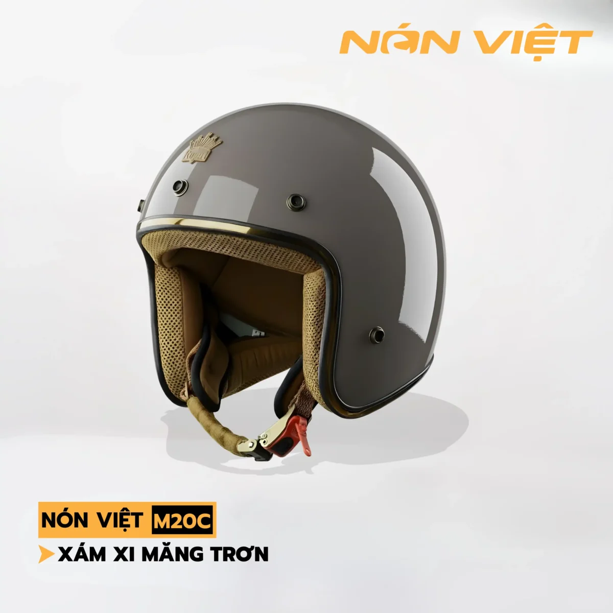 Mũ Bảo Hiểm 3/4 Không Kính Royal Chính Hãng - Ảnh 2