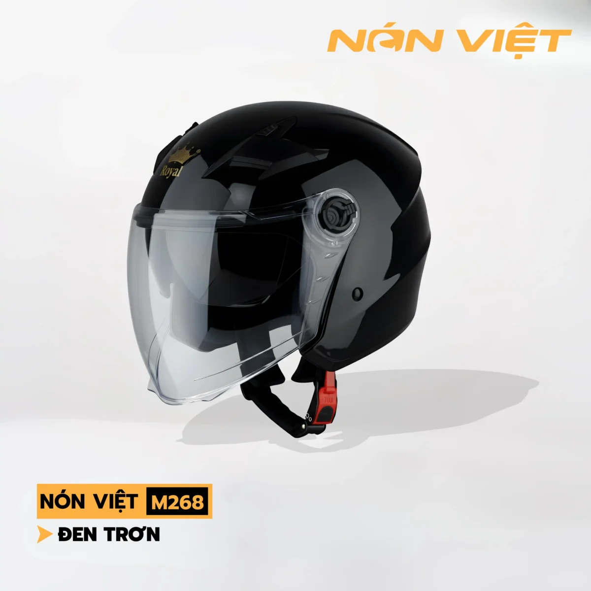 Mũ Bảo Hiểm 3/4 Có Kính M268 Royal Chính Hãng - Ảnh 4