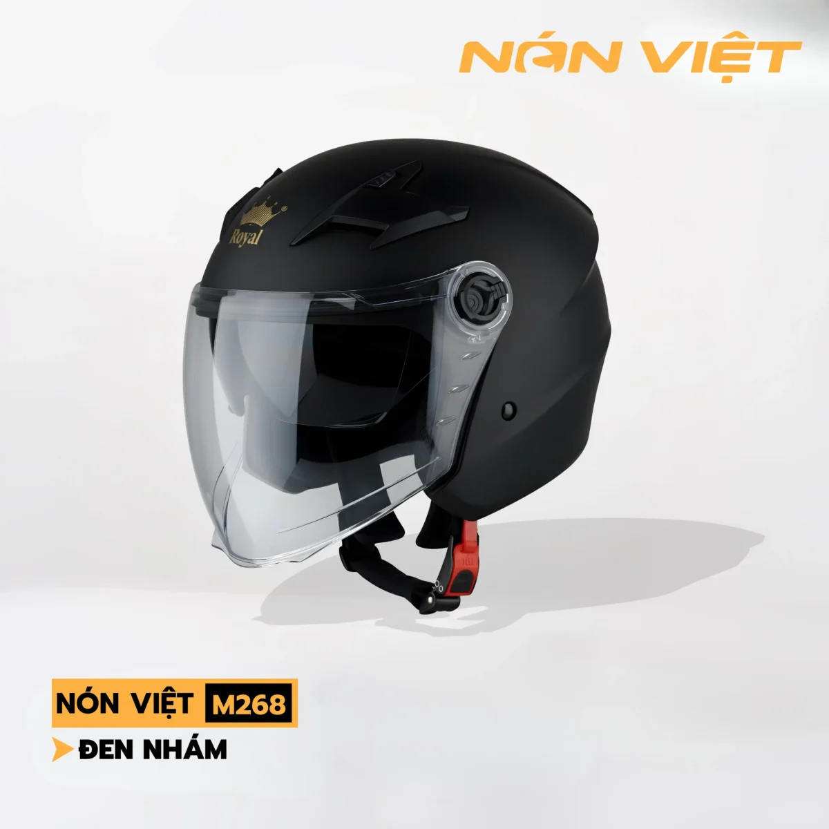 Mũ Bảo Hiểm 3/4 Có Kính M268 Royal Chính Hãng - Ảnh 3