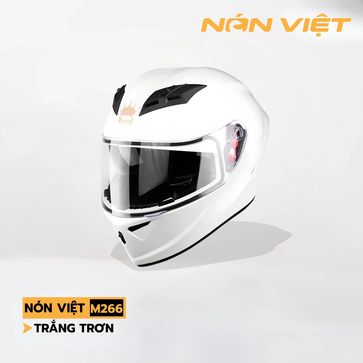 Mũ Bảo Hiểm Fullface M266 Royal Chính Hãng - Ảnh 6