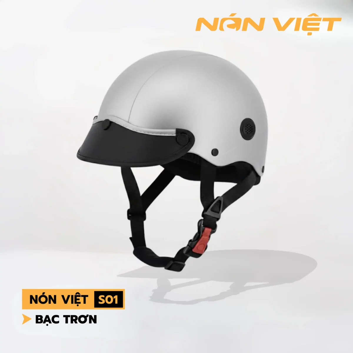 Mũ Bảo Hiểm Nửa Đầu Trơn - Ảnh 16