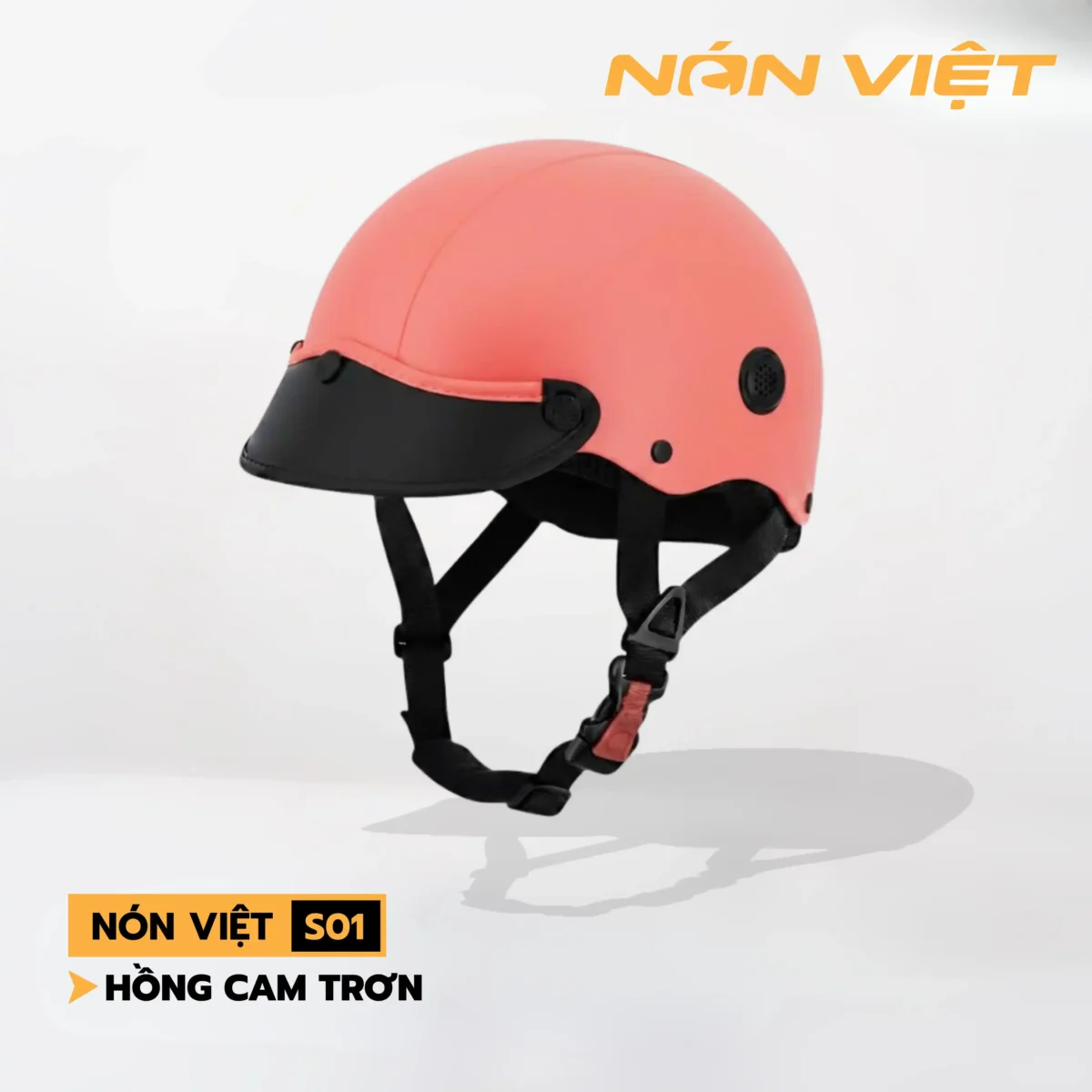 Mũ Bảo Hiểm Nửa Đầu Trơn - Ảnh 12