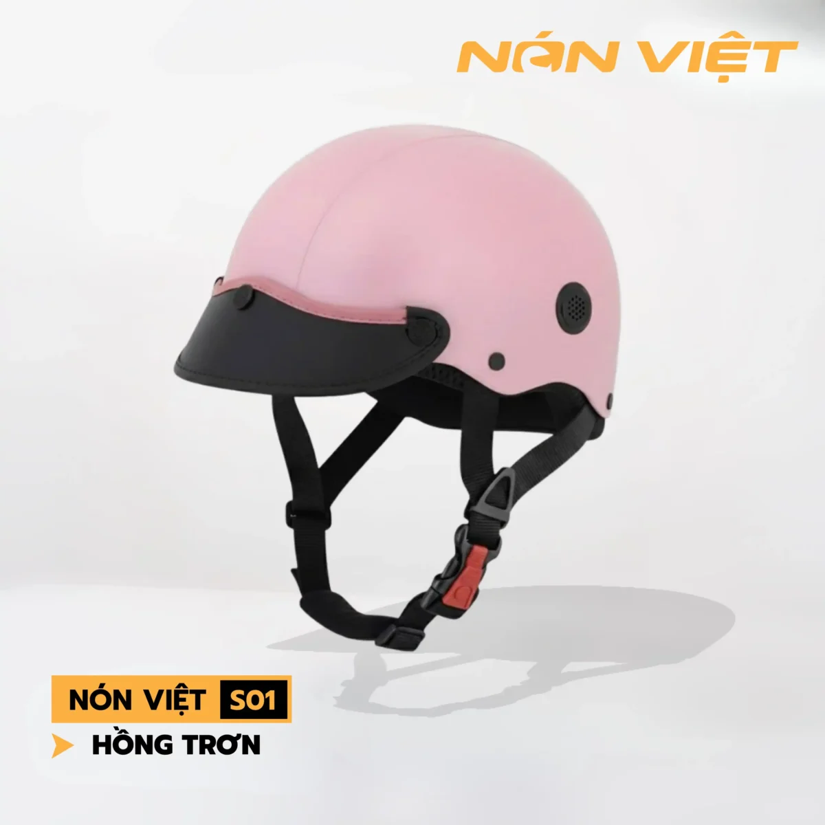 Mũ Bảo Hiểm Nửa Đầu Trơn - Ảnh 11
