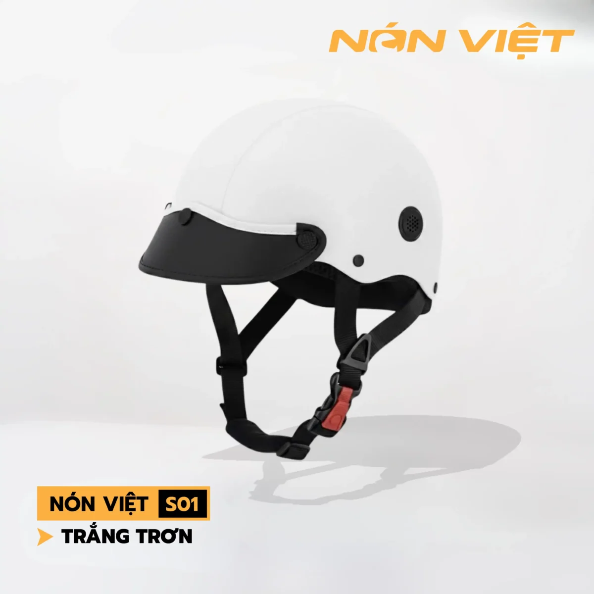 Mũ Bảo Hiểm Nửa Đầu Trơn - Ảnh 8