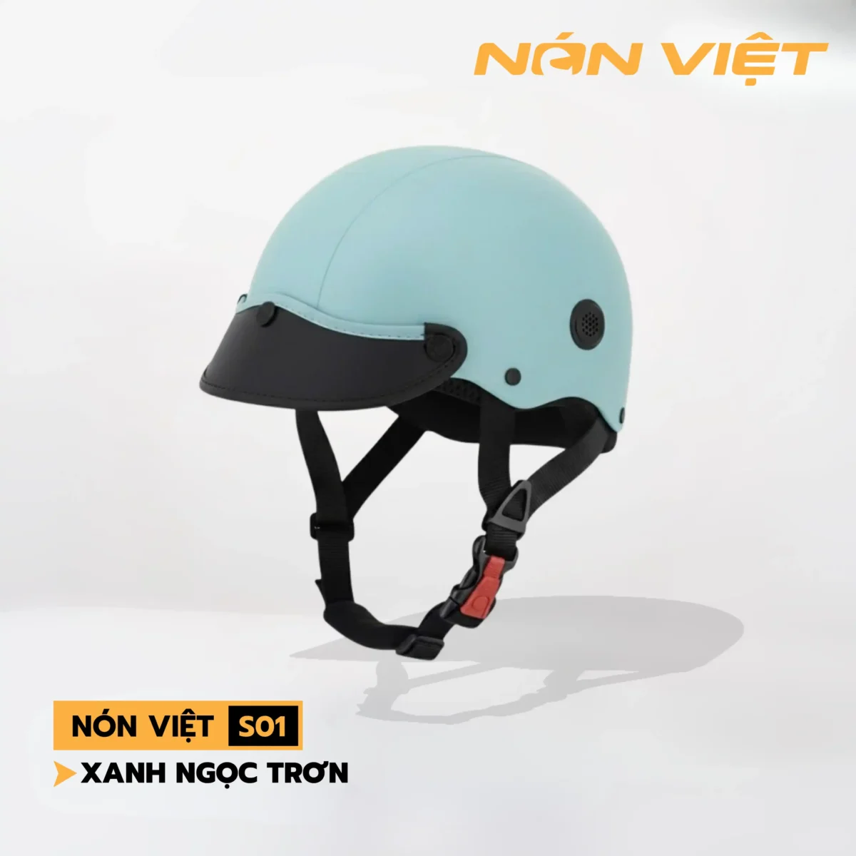 Mũ Bảo Hiểm Nửa Đầu Trơn - Ảnh 4