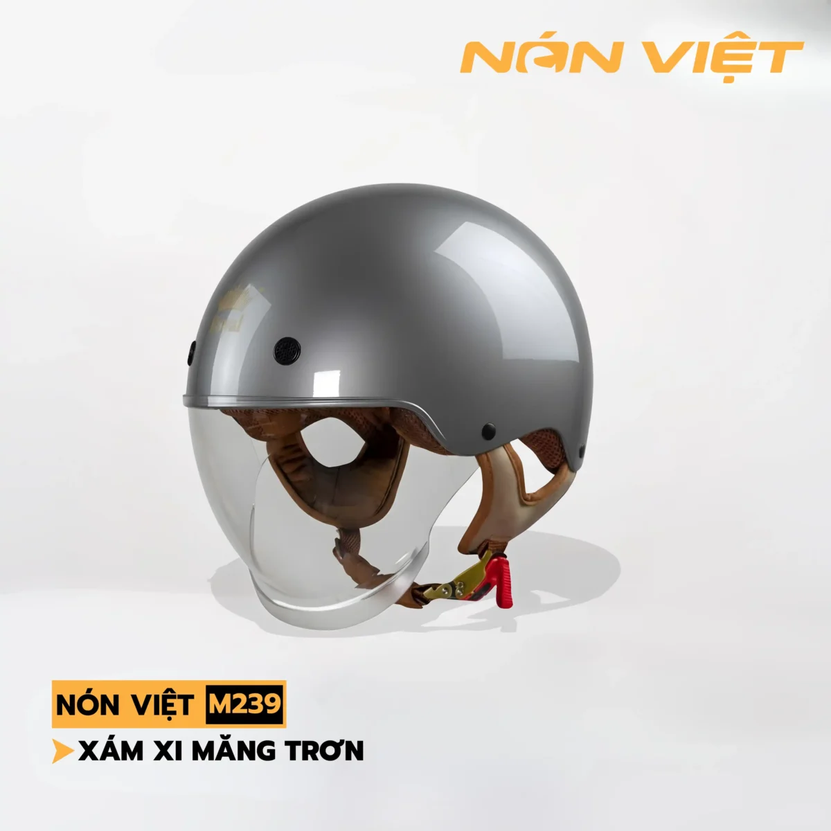 Mũ Bảo Hiểm Nửa Đầu Kính Âm Royal M239 Chính Hãng - Ảnh 4