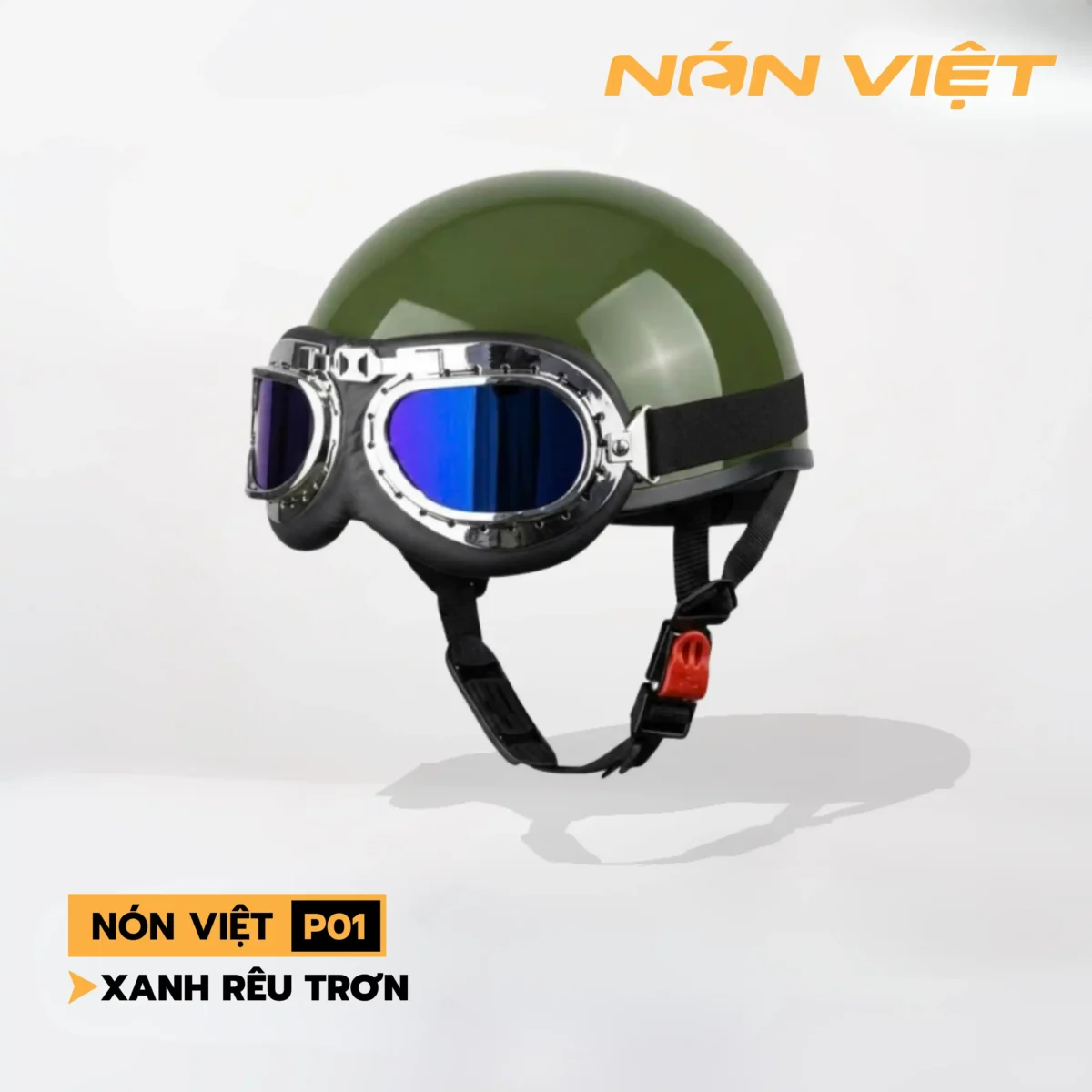 Mũ Bảo Hiểm Phi Công Nửa Đầu Chính Hãng - Ảnh 5