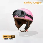 MŨ BẢO HIỂM PHI CÔNG NỬA ĐẦU CÓ ỐP TAI CAO CẤP - Ảnh 4