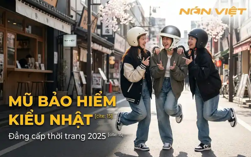 Mũ Bảo Hiểm Kiểu Nhật