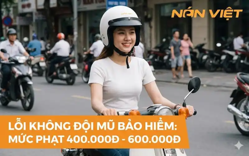 Mức Phạt Mới Nhất Cho Lỗi Không Đội Mũ Bảo Hiểm
