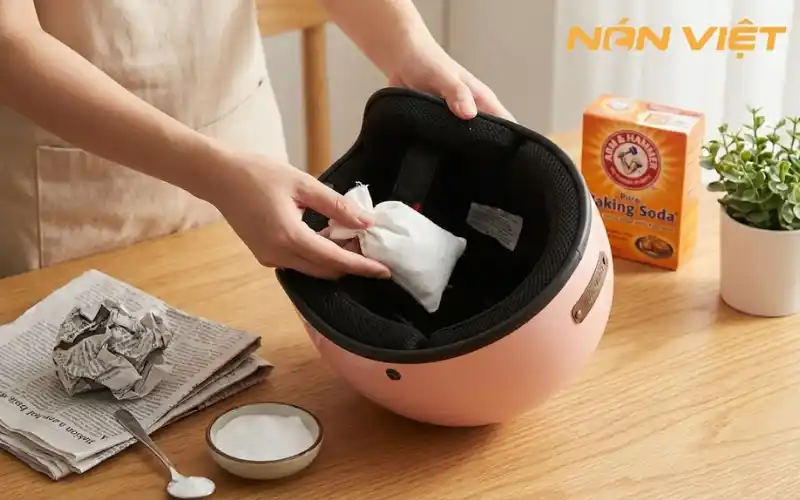 Mẹo Xử Lý Mũ Bảo Hiểm Bị Hôi Tại Nhà Hiệu Quả Nhất 4 Sử Dụng Baking Soda Và Giấy Báo Hút Ẩm