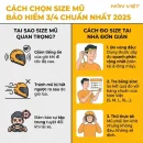 Cách Chọn Size Mũ Bảo Hiểm 34 Chuẩn Nhất 2025