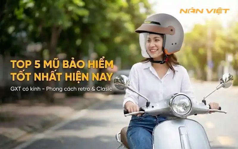 Mũ Bảo Hiểm 3 4 Gxt Có Kính