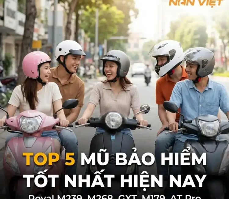 Top 5 Mũ Bảo Hiểm Tốt Nhất Hiện Nay